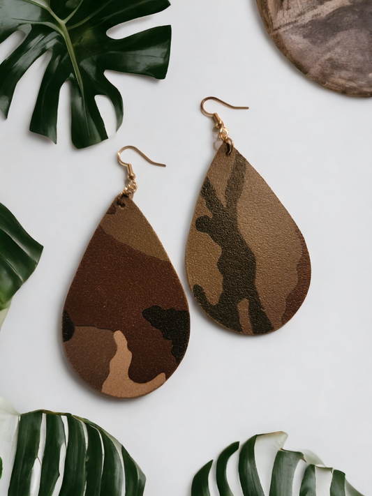 Camo Earrings